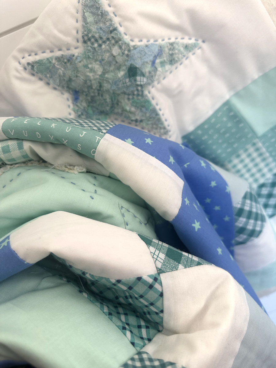 How to Make Star and Moon Mini Quilt + PDF